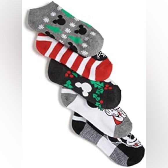 Disney Classic 5-pack No Show Socks Shoe Size 4-10 - Picture 2 of 5